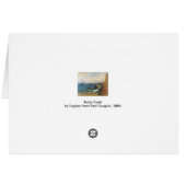 Felsküste von Paul Gauguin, Vintager Impressionism (Rückseite Horizontal)