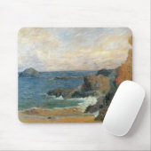 Felsküste von Paul Gauguin, Vintager Impressionism Mousepad (Mit Mouse)