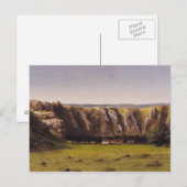Felslandschaft bei Flagey Postkarte (Vorne/Hinten)
