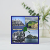 Felslandschaften von Alaska Collage Einladung (Stehend Vorderseite)