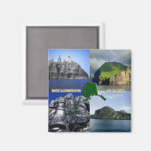 Felslandschaften von Alaska Collage Magnet (Vorderseite/Rückseite)