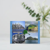 Felslandschaften von Alaska Collage Postkarte (Stehend Vorderseite)