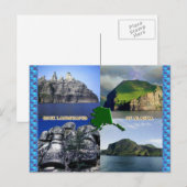 Felslandschaften von Alaska Collage Postkarte (Vorne/Hinten)
