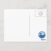 Felslandschaften von Alaska Collage Postkarte (Rückseite)