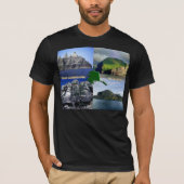 Felslandschaften von Alaska Collage T-Shirt (Vorderseite)