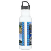 Felslandschaften von Alaska Collage Trinkflasche (Rückseite)