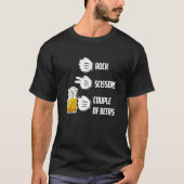 Felsschere mit Bier T-Shirt (Vorderseite)
