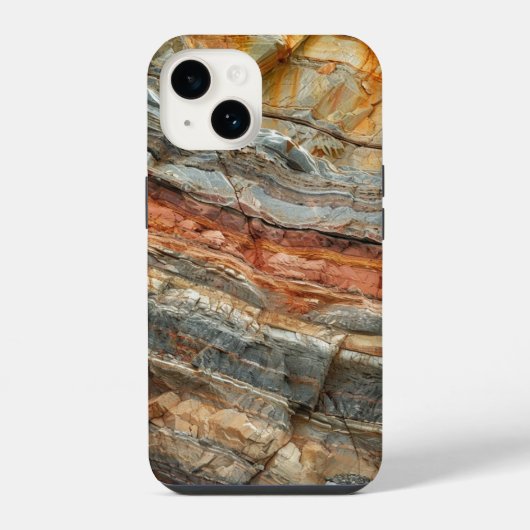 Felsschichten iPhone Hülle (Rückseite)