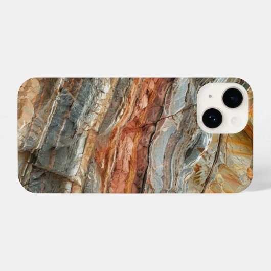 Felsschichten iPhone Hülle (Rückseite (Horizontal))