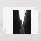 Felsschlucht Postkarte (Vorne/Hinten)