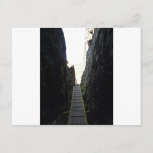 Felsschlucht Postkarte