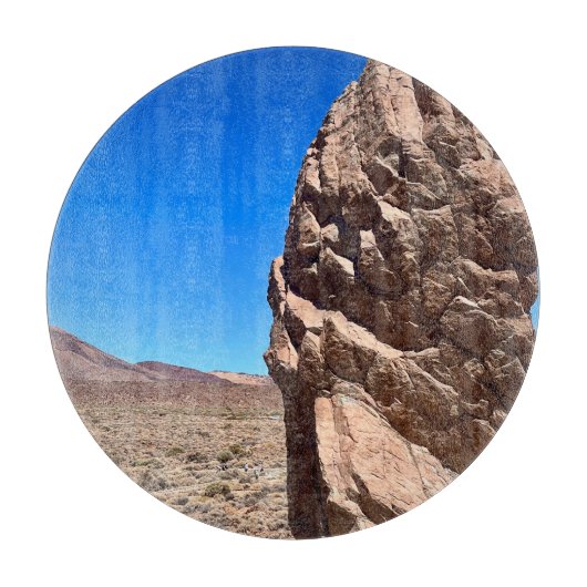 Felsskulptur Schneidebrett (Vorderseite)