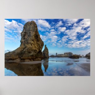 Felsstapel am Bandon Beach in Bandon, Oregon 1 Poster