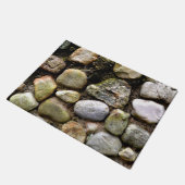 Felsstein, Felsen, Stein, Stein, rustikaler Stein Fußmatte (Schrägansicht)