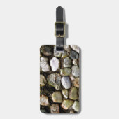 Felsstein, Felsen, Stein, Stein, rustikaler Stein Gepäckanhänger (Vorderseite vertikal)