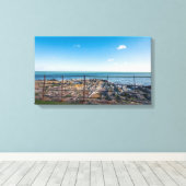 Felsstrand in Irland (Greystones) Leinwanddruck (Insitu (Holzboden))