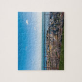 Felsstrand in Irland (Greystones) Puzzle (Vertikal)