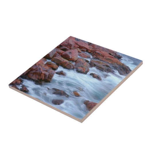 Felsstrand mit Wasser, Kanada Fliese (Seite)