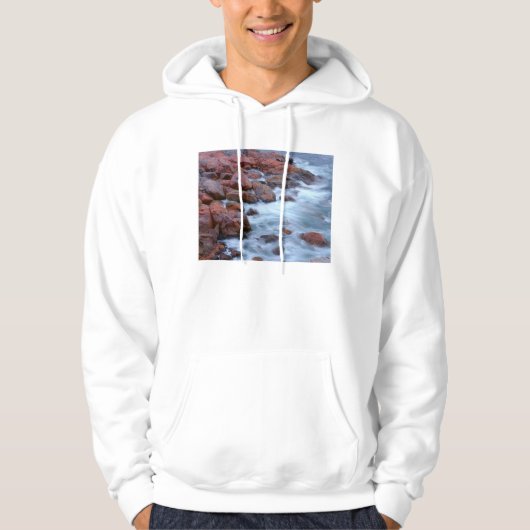 Felsstrand mit Wasser, Kanada Hoodie (Vorderseite)