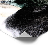 Felsstrand Poster (Ecke)