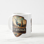 Felsvoringe, Wyoming | VINTAG Kaffeetasse (Vorderseite Links)