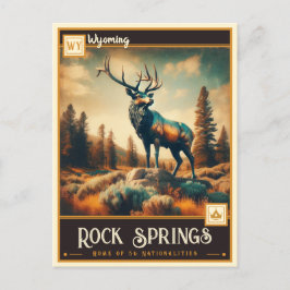 Felsvoringe, Wyoming | VINTAG Postkarte