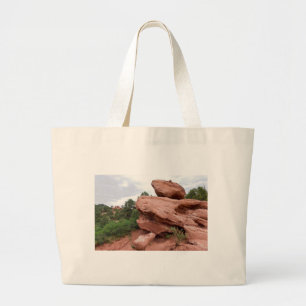 Felsvorsprung im Garten der Götter Jumbo Stoffbeutel
