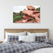 Felsvorsprung im Garten der Götter Leinwanddruck (Insitu (Schlafzimmer))