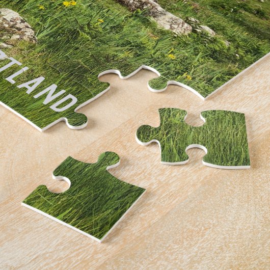 Felsvorsprung, Insel Bute, Schottland Puzzle (Seite)