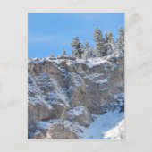 Felsvorsprung Postkarte (Vorderseite)