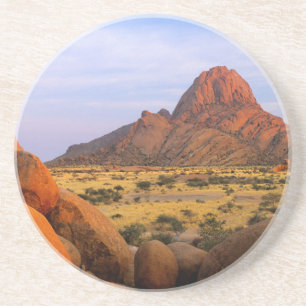 Felsvorsprung und Schlicht, Spitzkoppe, Erongo Sandstein Untersetzer