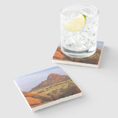 Felsvorsprung und Schlicht, Spitzkoppe, Erongo Steinuntersetzer (Seitenansicht)