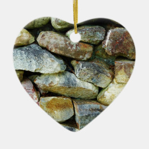 Felswand Keramikornament