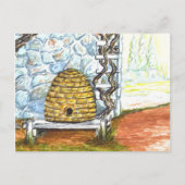 Felswand mit Schläge Postkarte (Vorderseite)