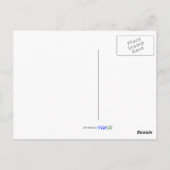 Felsweg hinauf in Schwarz-Weiß Postkarte (Rückseite)