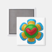 FELT BLUME Locker Magnete, Kühlschrank Magnet (Vorderseite/Rückseite)
