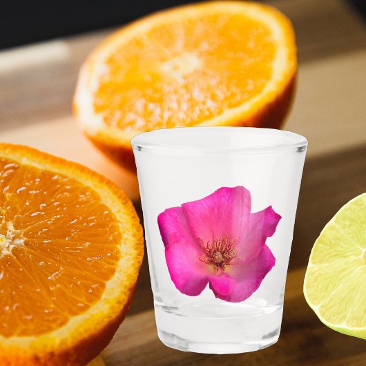 Felt Pen Rosa Rose Schnapsglas