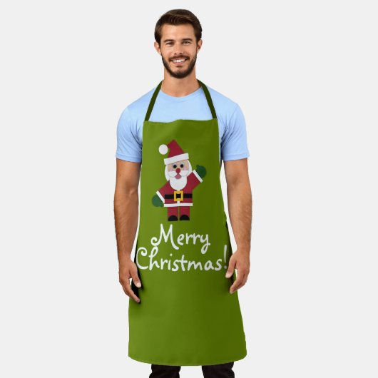 Felt Santa 2021 Schürze (Getragen)