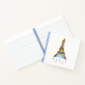 Felt Tip Zeichn von Paris Notizblock (Innenseite)