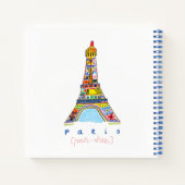 Felt Tip Zeichn von Paris Notizblock (Rückseite)