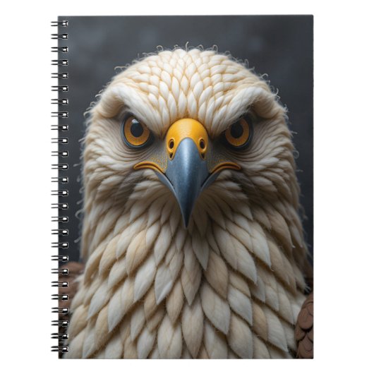Felted Bird Portrait Notizblock (Vorderseite)
