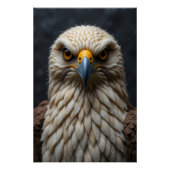 Felted Bird Portrait Poster (Vorderseite)