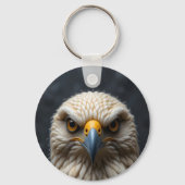 Felted Bird Portrait Schlüsselanhänger (Rückseite)