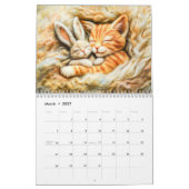 Felted Forest Cats – Ein gemütlicher Tierkalender Kalender (Mär 2027)