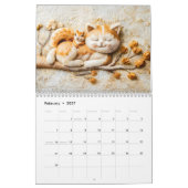 Felted Forest Cats – Ein gemütlicher Tierkalender Kalender (Feb 2027)