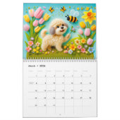 Felted Friends in Bloom – Dog Calendar 2026 Kalender (Mär 2026)