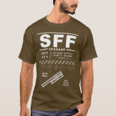Felts Field Airport SFF T - Shirt (Vorderseite)