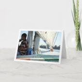 Felucca am Nil Karte (Vorderseite)