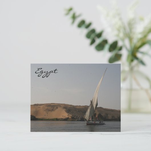 Felucca Postkarte (Stehend Vorderseite)