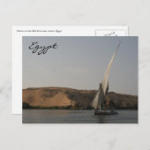 Felucca Postkarte (Vorne/Hinten)